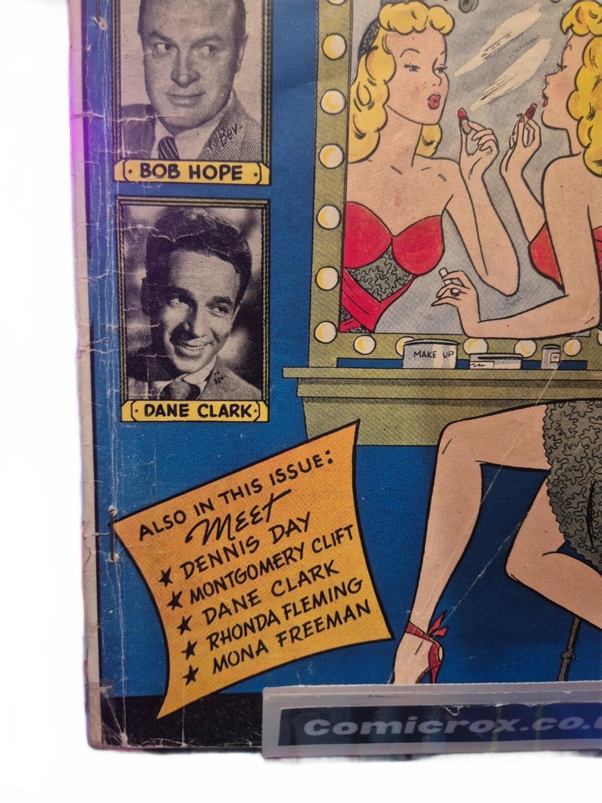 Miss Beverly Hills of Hollywood #5 Bob Hope Photo Cover Golden Age DC 1949 VG-