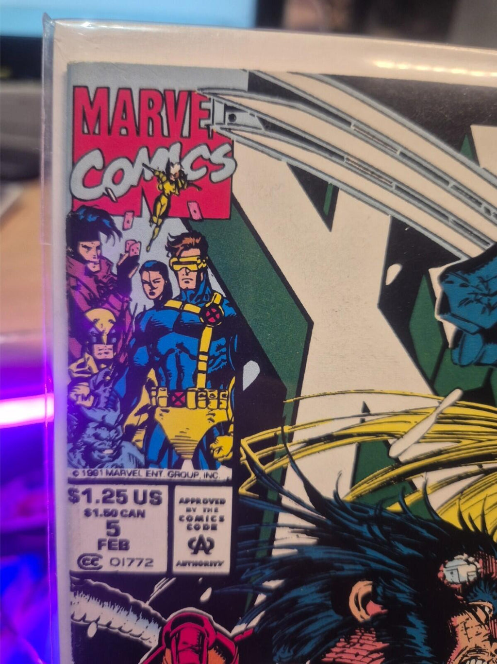 X-MEN VOL 2 #5, Newsstand,  2nd APP OMEGA Red, 1ST APP OF MAVERICK, VF+