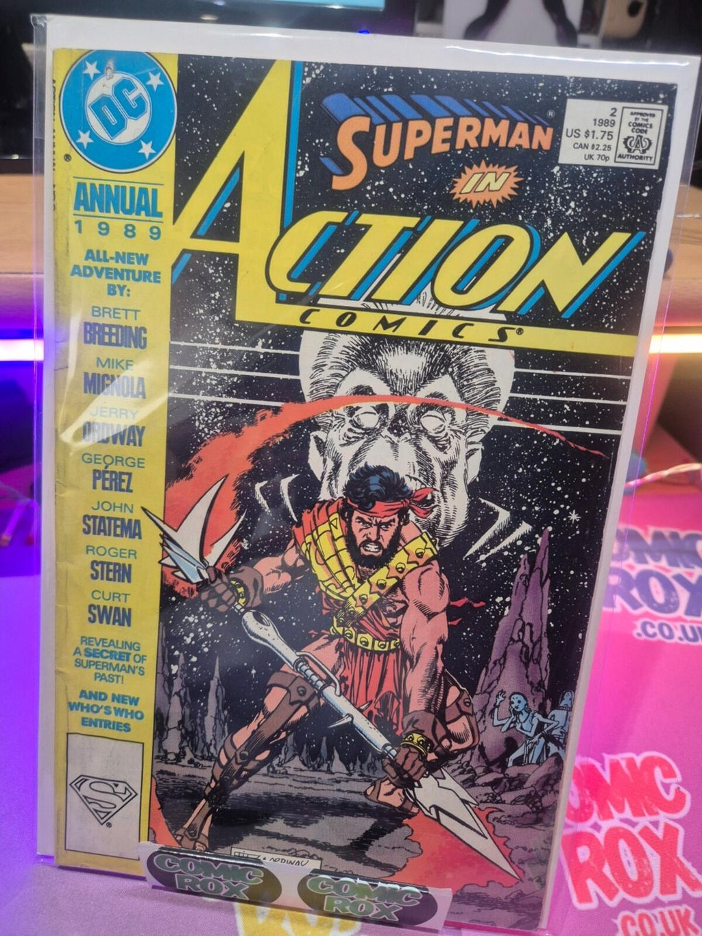Action Comics Annual #2 – Superman Past Secret Revealed, 1989, VF