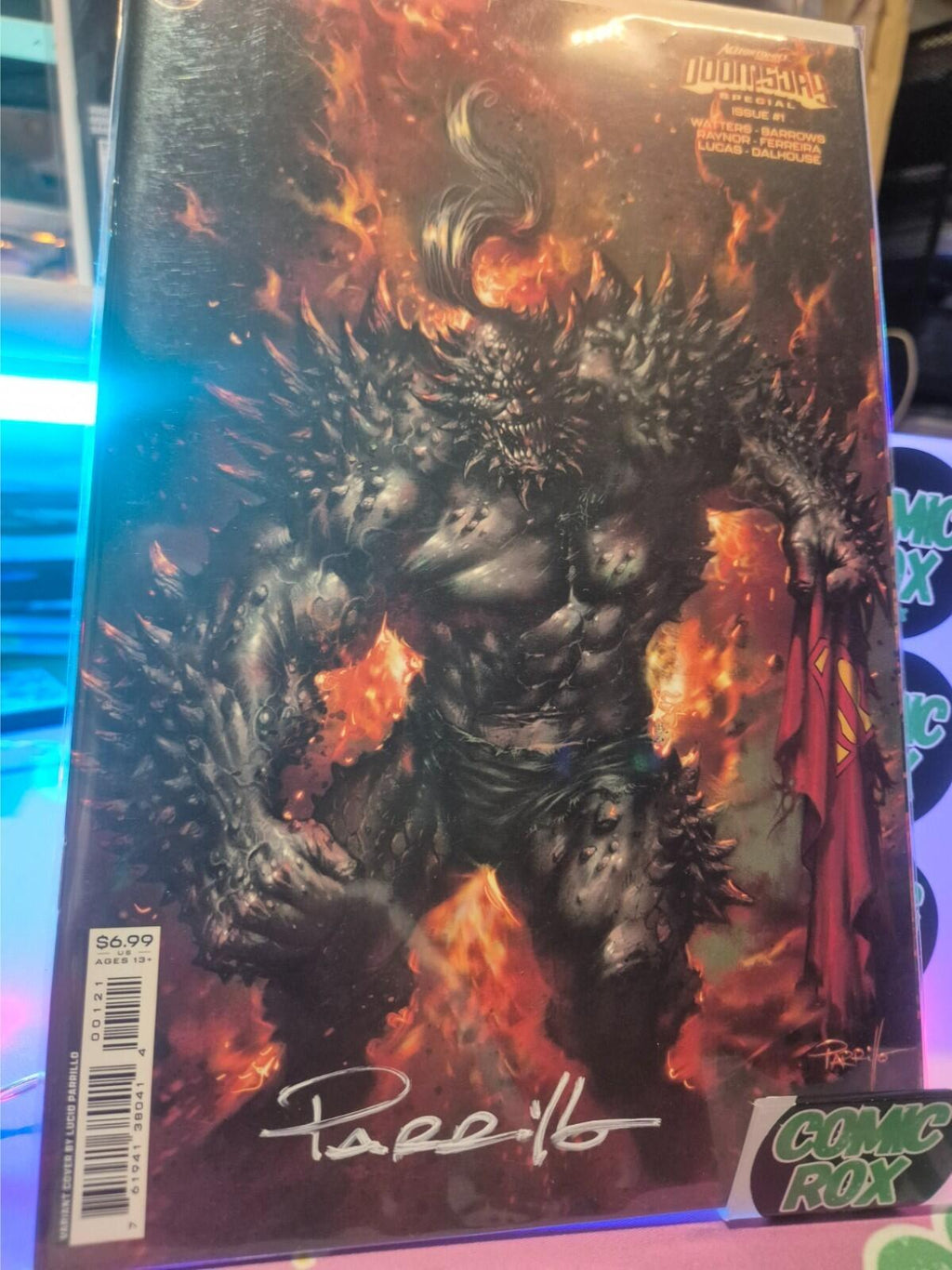 Action Comics Presents: Doomsday Special #1 SIGNED by Lucio Parrillo with COA NM