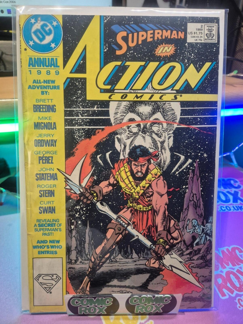 Action Comics Annual #2 – Superman Past Secret Revealed, 1989, VF