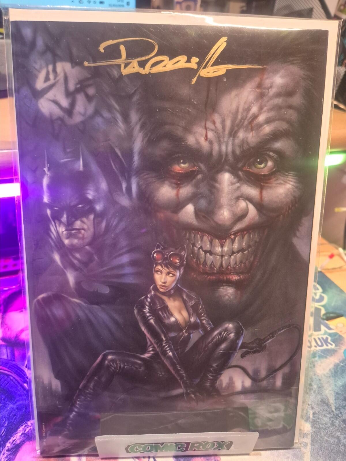 Detective Comics #1000, SIGNED by Lucio Parillo with COA, Virgin Variant, NM