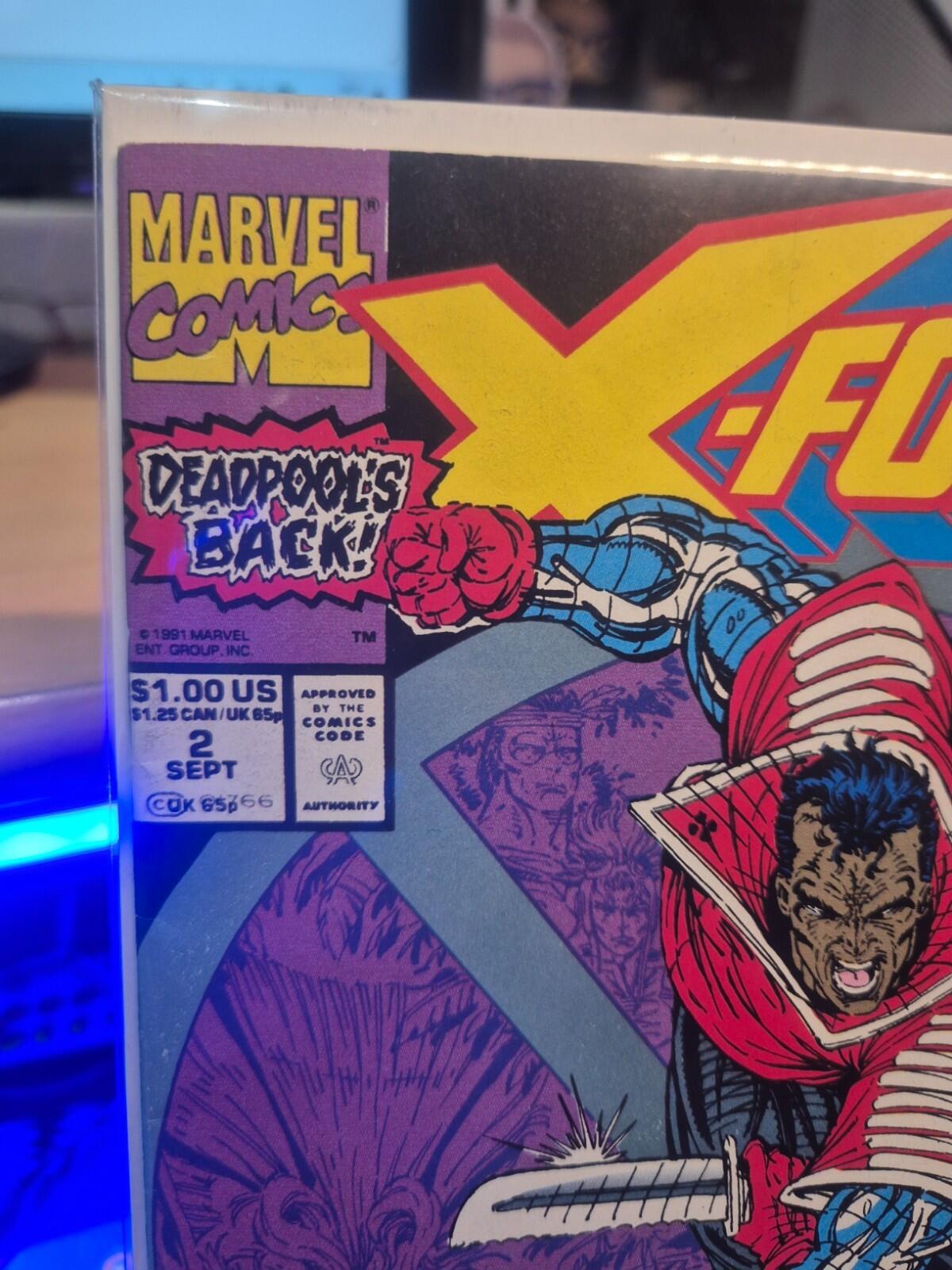 X-Force #2 - 1991, Vol.1, Marvel Comics, Direct Edition, Key Issue, VF/NM