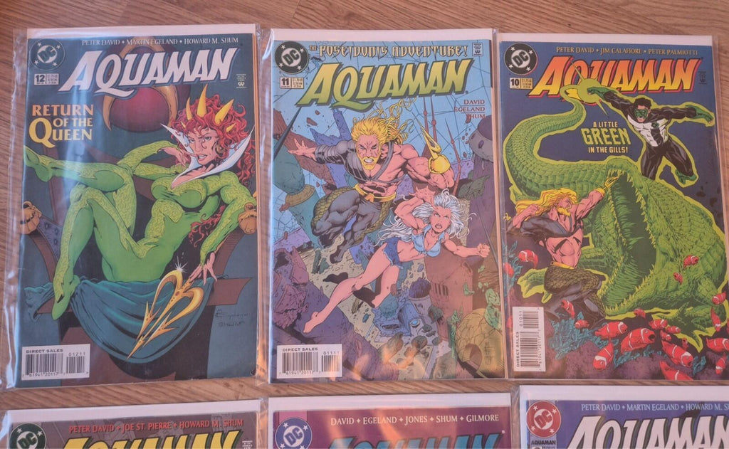 Aquaman, 1994, Nr Complete, Issues 1 to 12 (missing #3 and #7), All NM, Keys!