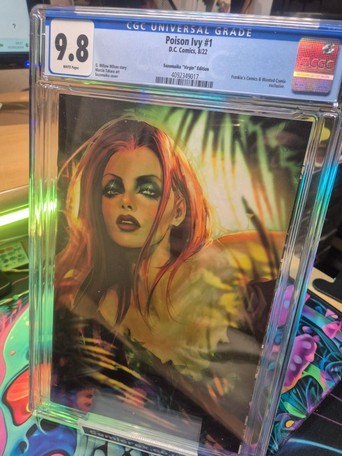 Poison Ivy #1, CGC 9.8, Sozomaika Exclusive Virgin Variant, White Pages