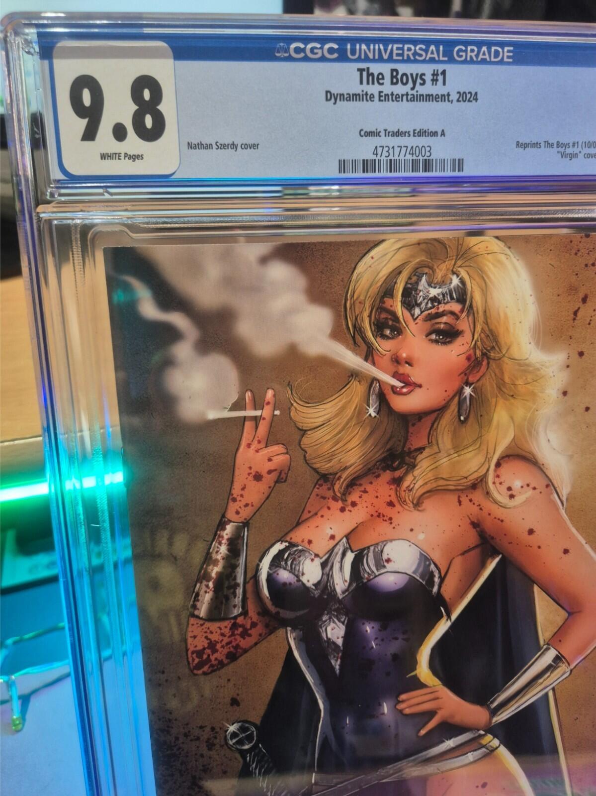 The Boys #1 , CGC 9.8 TOP POP!, Nathan Szerdy Virgin Variant