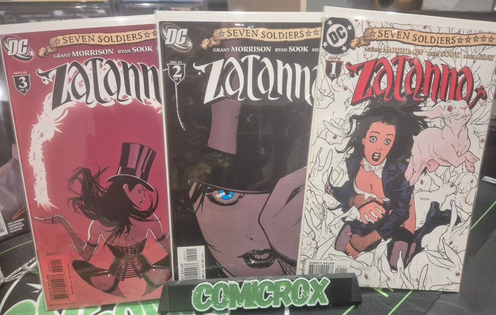 Zatanna #1 #2 #3 Seven Soldiers, DC, 2005, High Grade