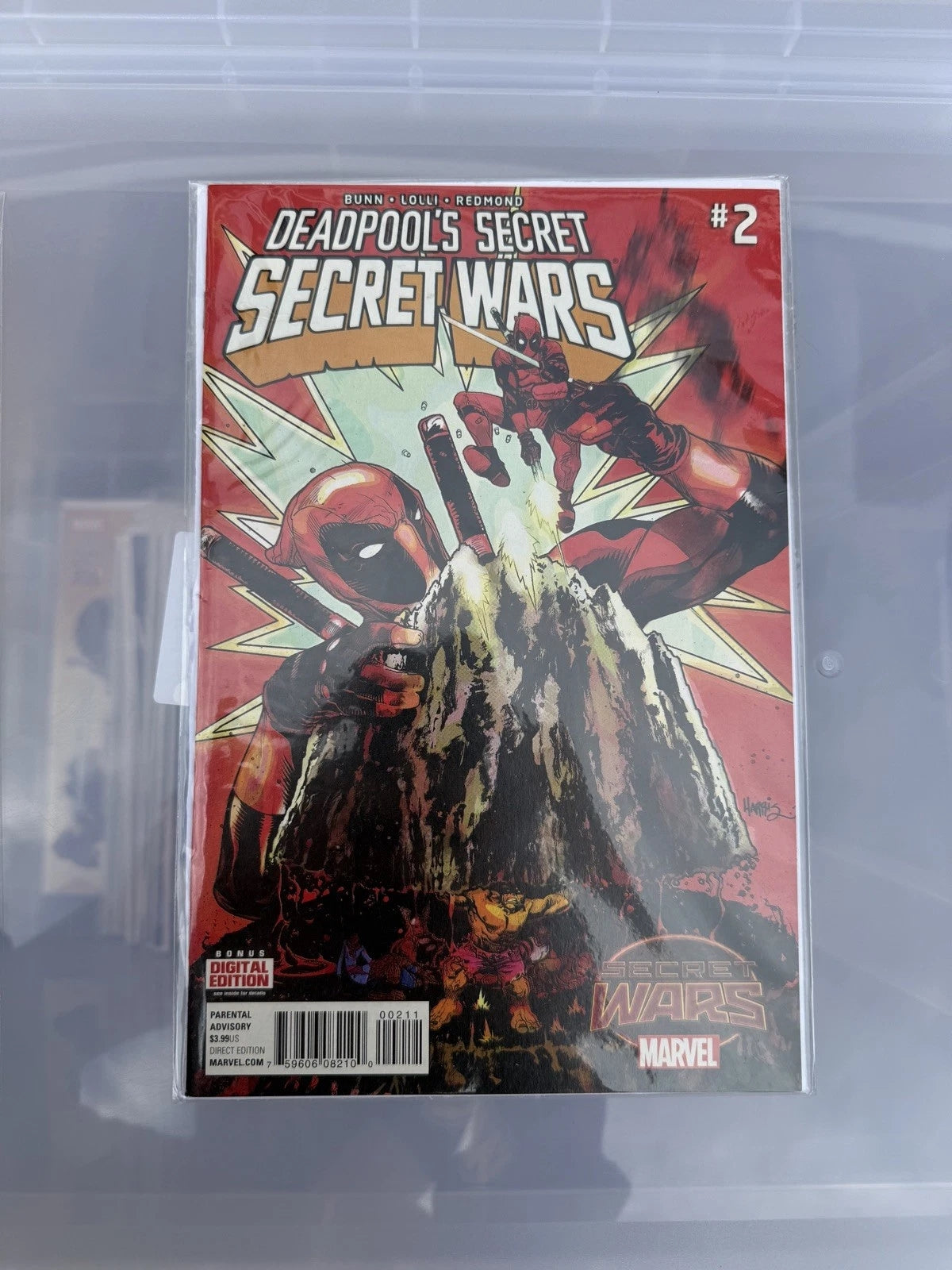 Deadpool Secret Wars #1-2, Blank Variant, Marvel Comics VF/NM