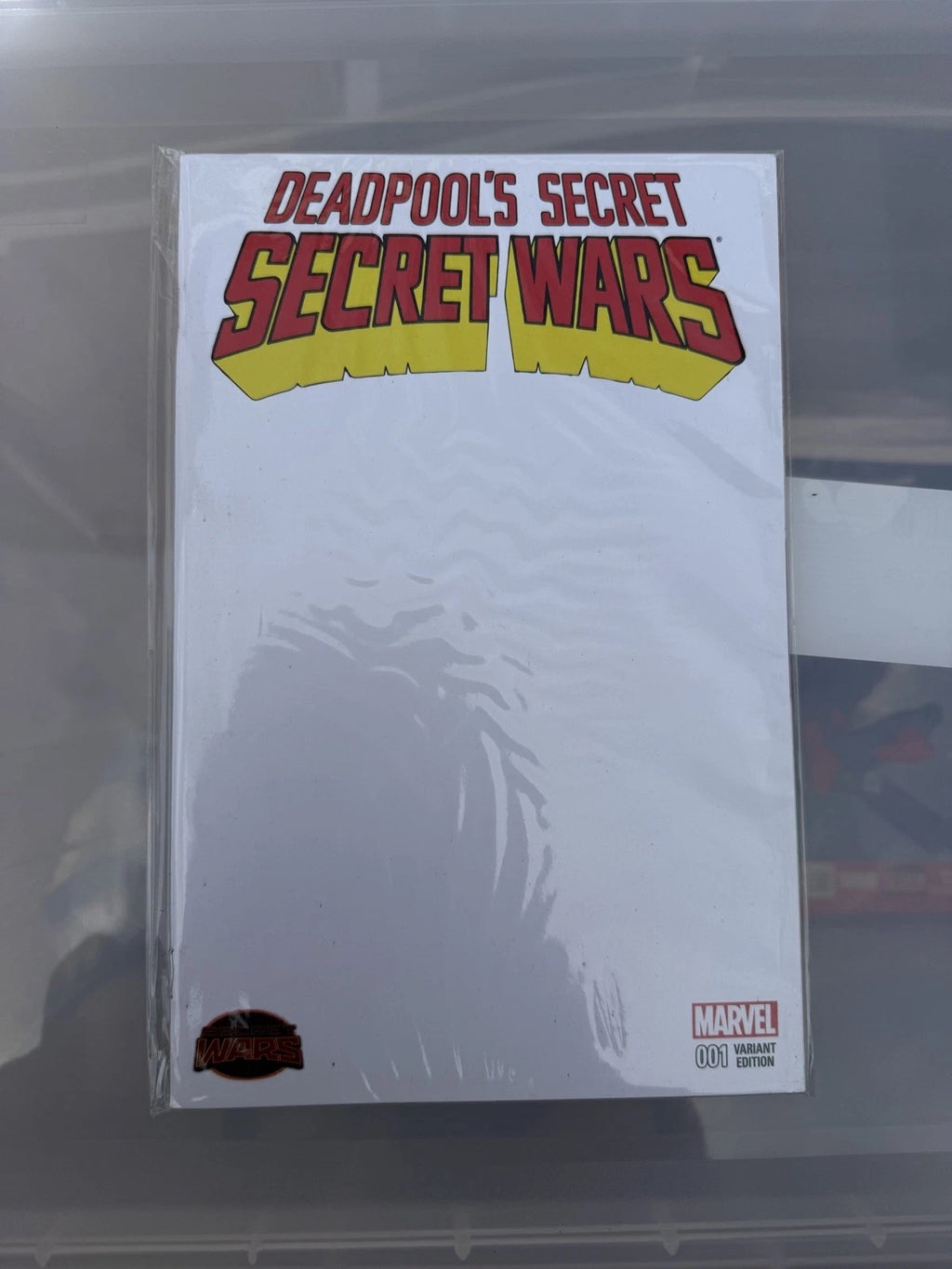 Deadpool Secret Wars #1-2, Blank Variant, Marvel Comics VF/NM