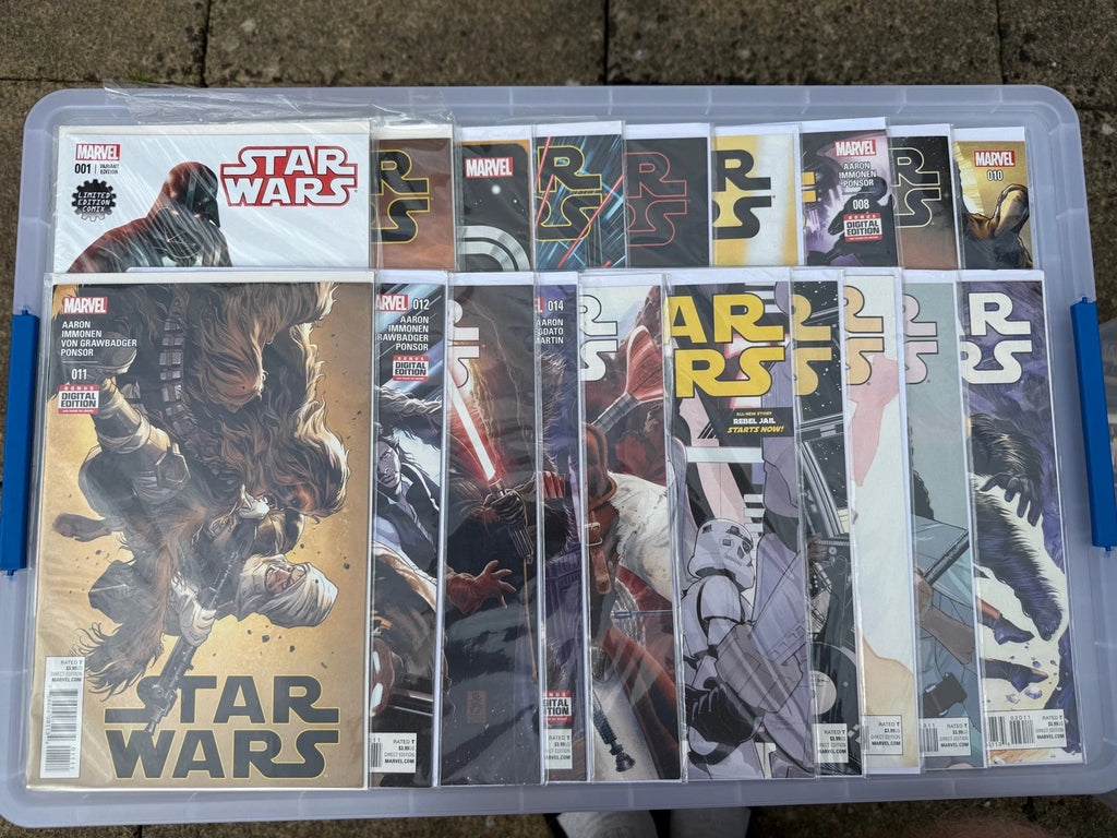 MARVEL COMICS LOT: STAR WARS #1-20 (2015) AARON/CASSADAY LIMITED EDITION VF/NM